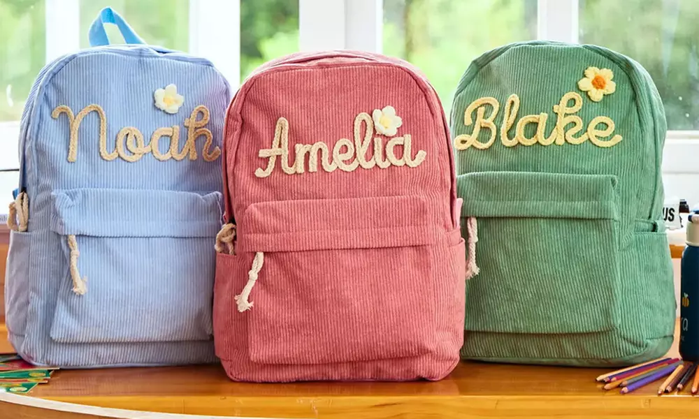 Gift your kids funky & personalized backpacks that’ll make their day