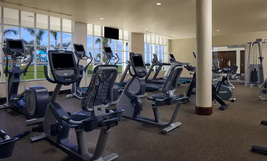 Fully equipped fitness center
