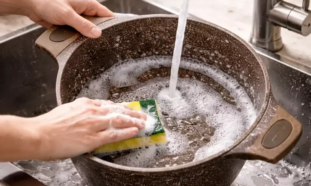 Juego de ollas con tapas de cristal de Just Perfecto