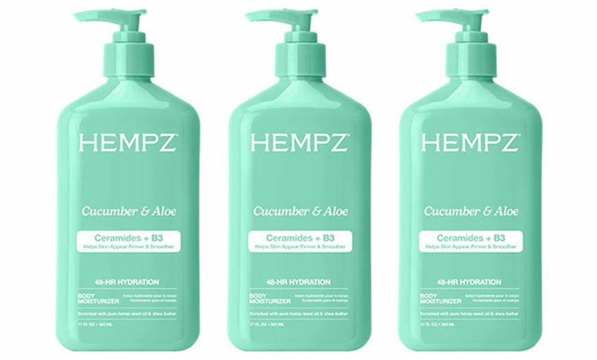 Image 7: Hempz Herbal Body Moisturizer Lotion 17oz each (2 or 3 Pack) 