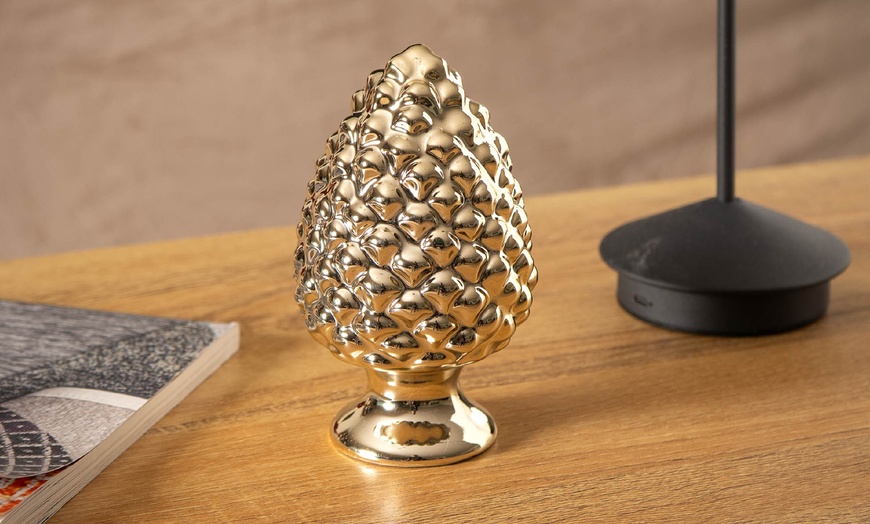 Image 2: Set di 3 pigne siciliane da decorazione