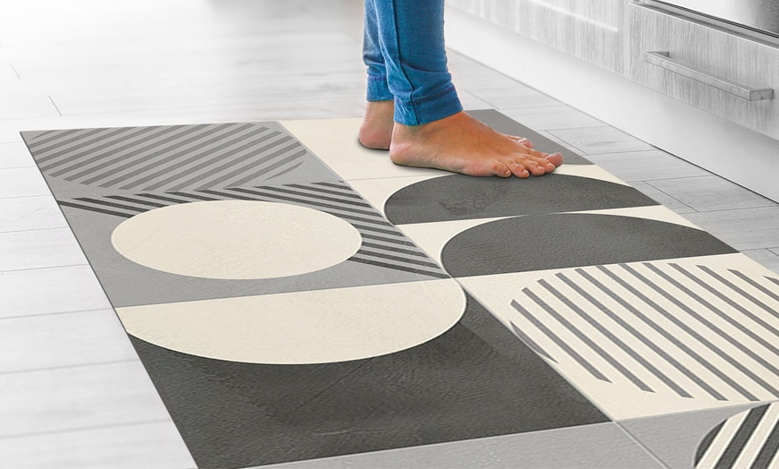 Image 8: Italian PVC Kitchen Runner