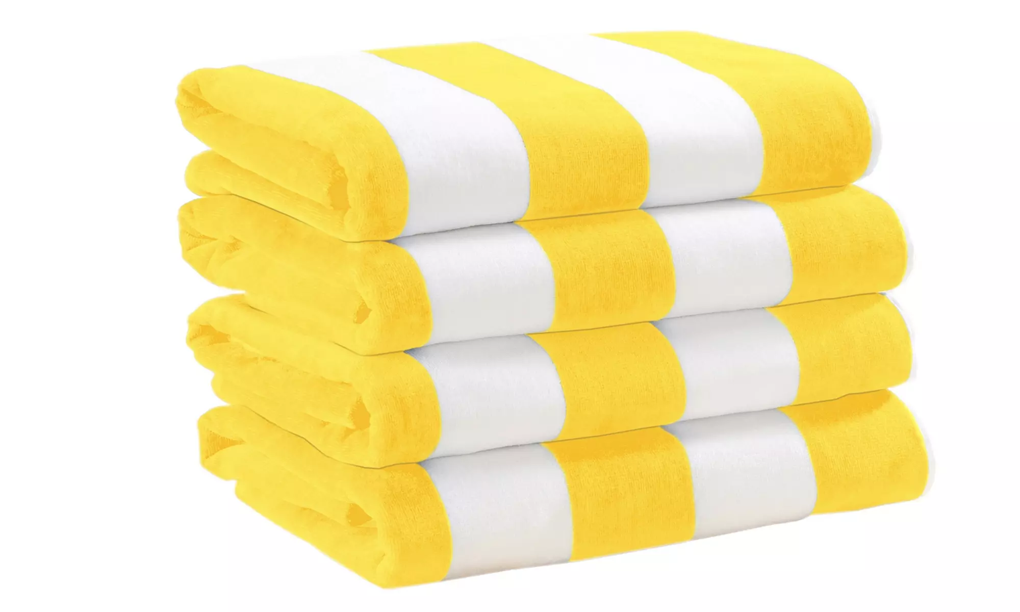 FreshFolds Four Pack Cotton Velour Beach Towels