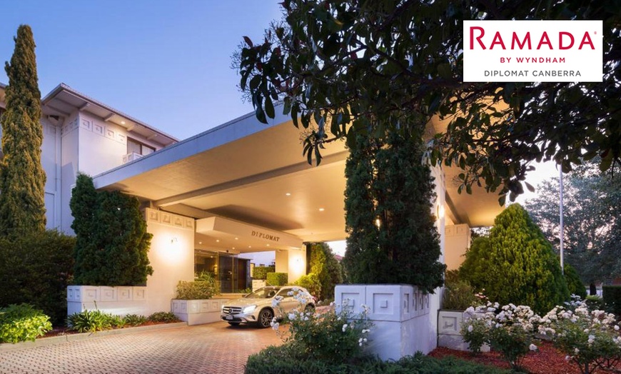 Image 1: Stylish Canberra stay for two at Ramada Diplomat + breakfast & parking