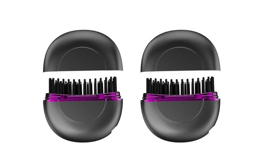 Image 6: 1x oder 2x Kabellose Haarglättungsbürste
