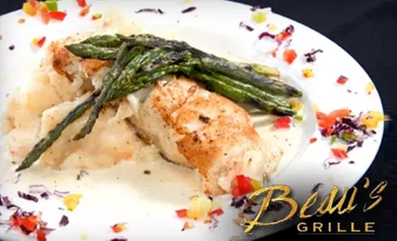 $20 for $40 Worth of Steak, Seafood, Pasta, and More at Beau's Grille - Primary Image