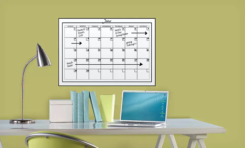 Peel-and-Stick Calendars (Up to 60% Off). Multiple Designs Available. Free Returns. - Primary Image