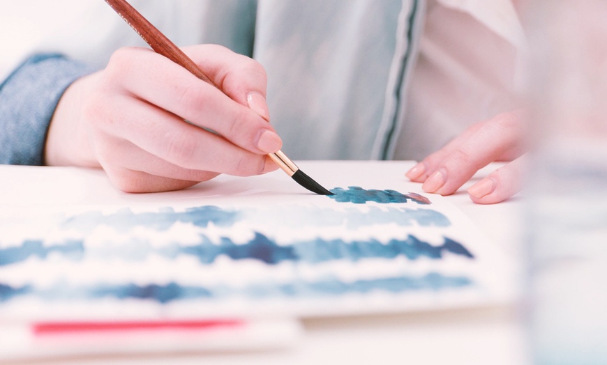 Image 4: Get 1, 3, 5, or 7 2‑Hr Drop‑In Painting Session - Available Wed or Sat