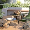 Image 3: Set of Two Outsunny Folding Camping Chairs 