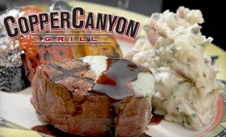 $20 for $40 Worth of American Fare and Drink at Copper Canyon Grill - Primary Image