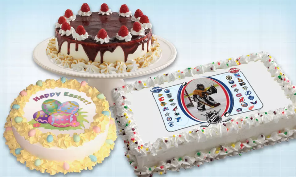 Ice-Cream Cake with Optional Photo at Marble Slab Creamery Markham (Up to 26% Off). Four Options Available. - Primary Image