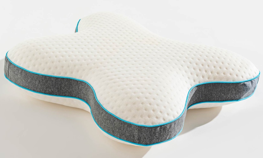 Image 2: Ergonomisches Memory-Schaum-Kissen in Schmetterlingsform