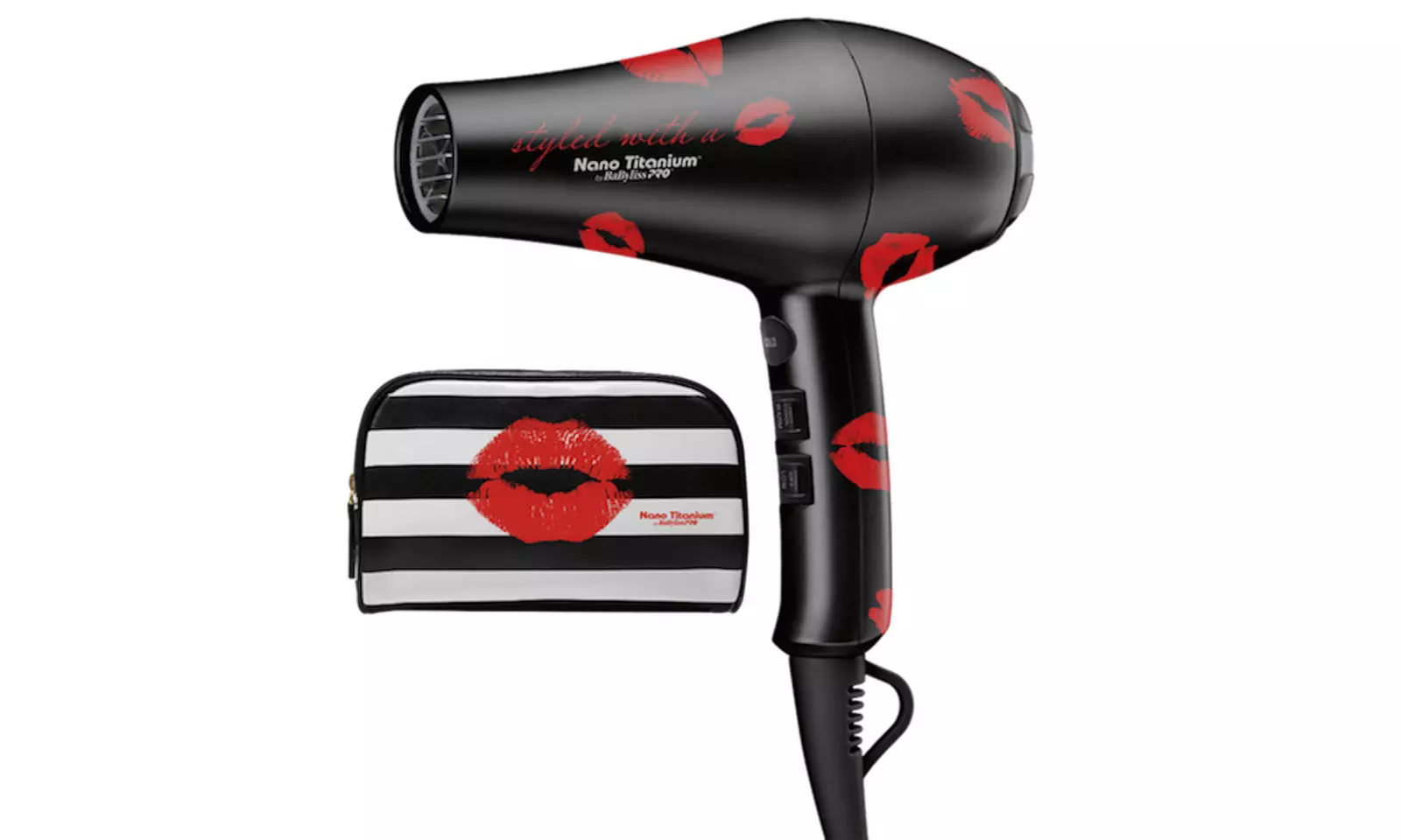 Babyliss Pro Titanium Hair Dryer Plus Free Cosmetic Pouch - Primary Image