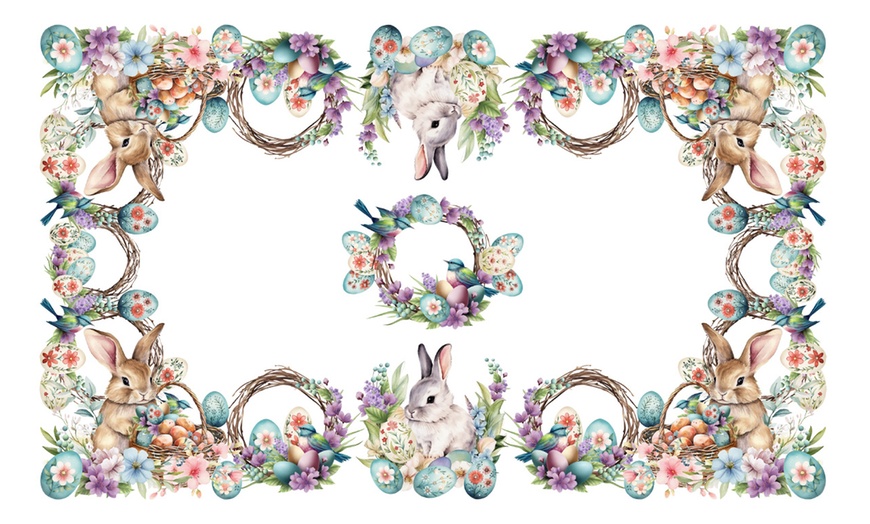 Image 13: Tovaglia digitale in tessuto Panama