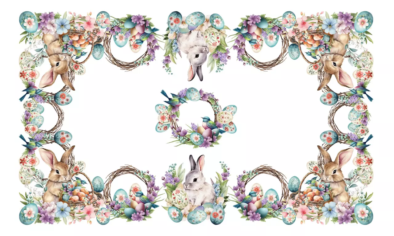 Tovaglia digitale in tessuto Panama