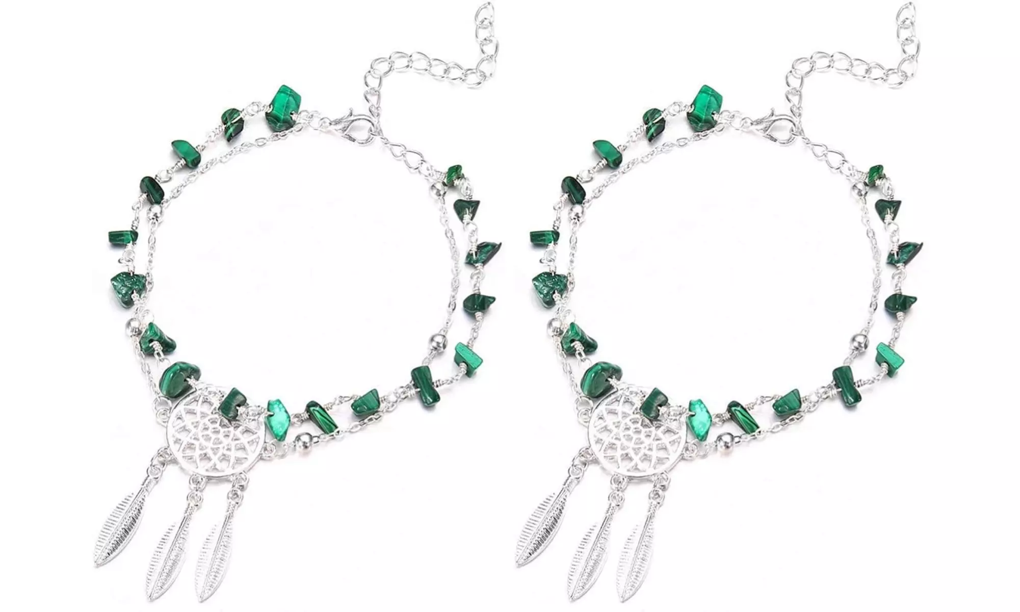 One or Two Bohemian Style Ankle Bracelets