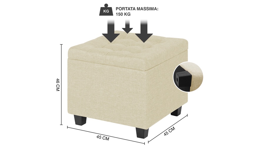 Image 19: Pouf contenitore XXL