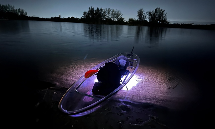 Image 1: 2 Hour Crystal Clear Transparent Kayak or Paddleboard Tour! 