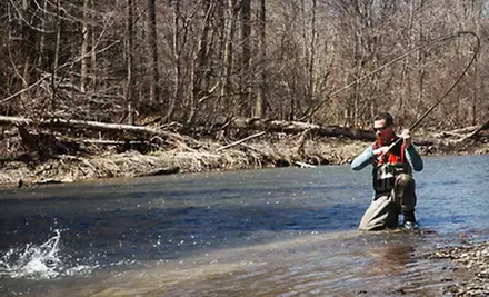 $20 for a Fly-Fishing Lesson for Two from Ohio Steelhead Drifters in Westlake ($40 Value) - Primary Image