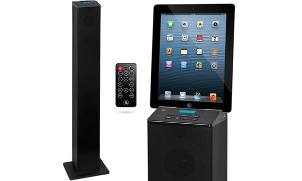 Innovative technology store bluetooth tower stereo