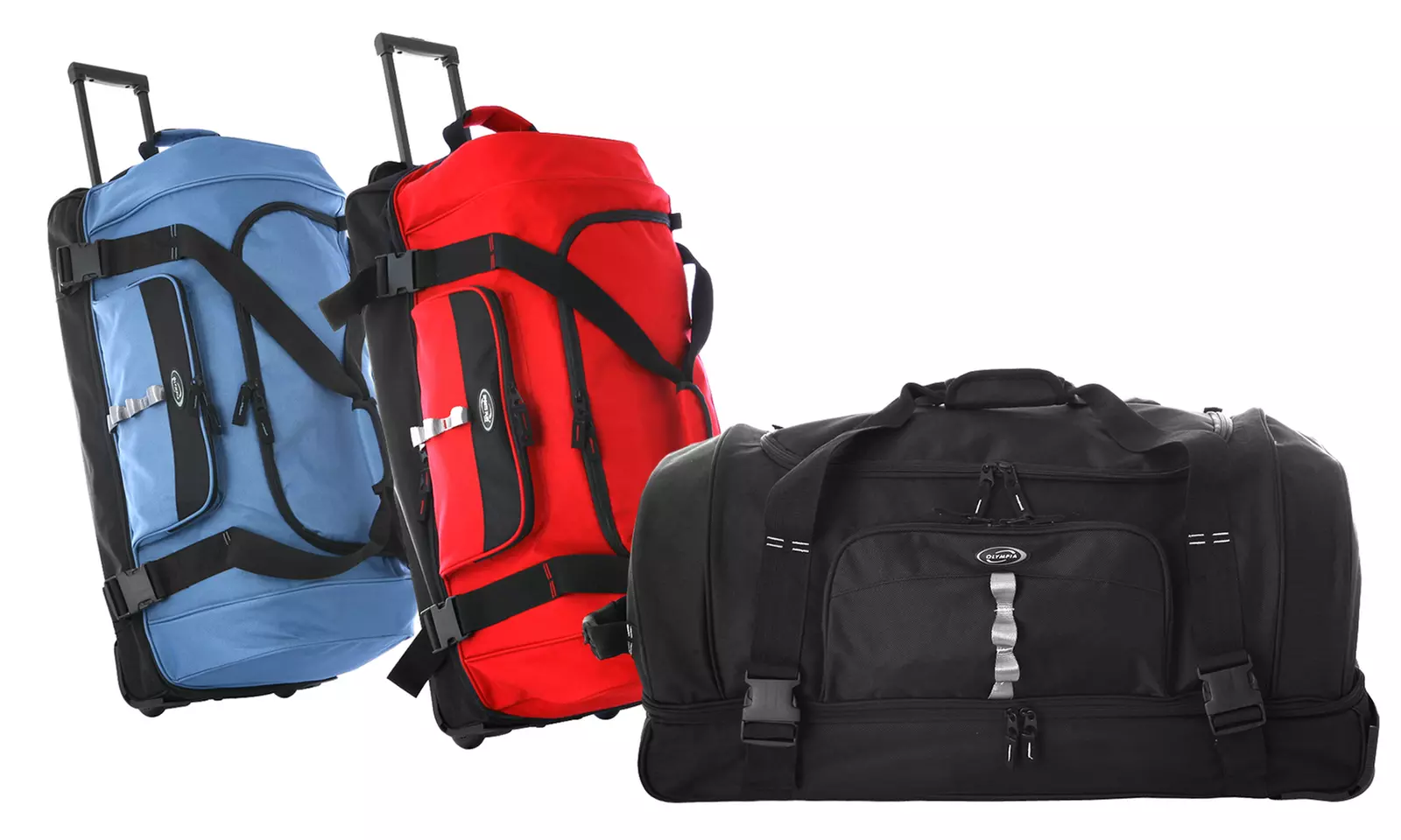Olympia USA 30” Drop Bottom Rolling Duffel Bag - Primary Image