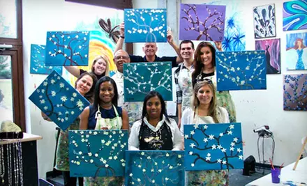 BYOB Canvas Painting Class for One, Two, or Four or a Private Painting Party for Up to 20 at Creatively Yours (Up to 63% Off) - Primary Image