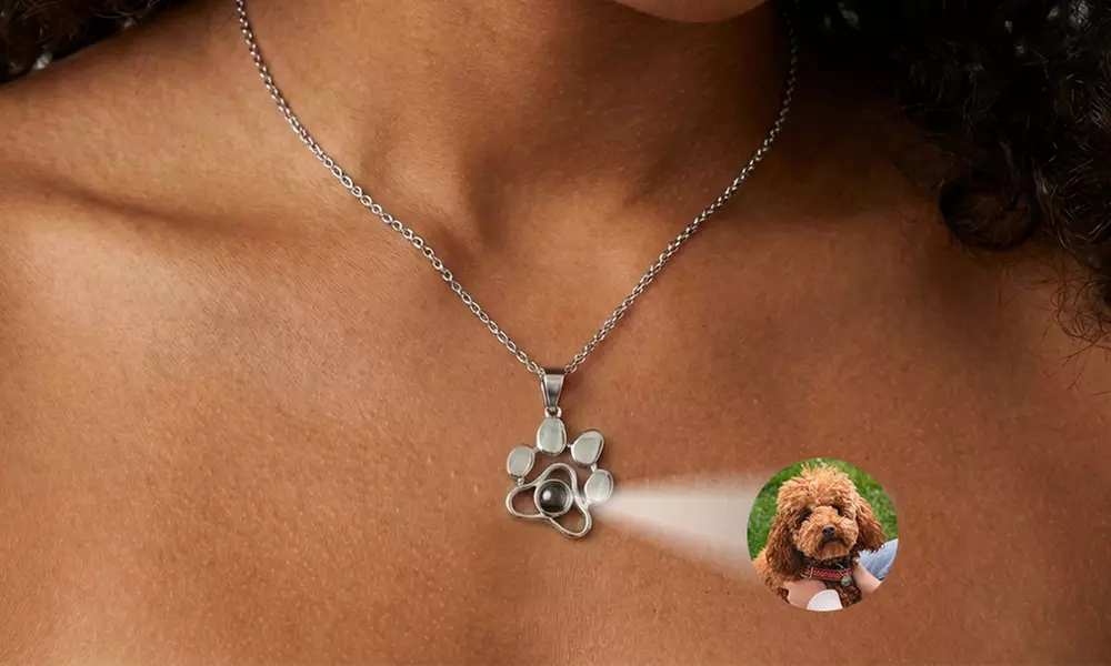 Custom One or Two Projection Necklace from Justyling (Up to 86% Off)