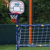 Image 3: 2-in-1 Basketball Hoop and Football Set