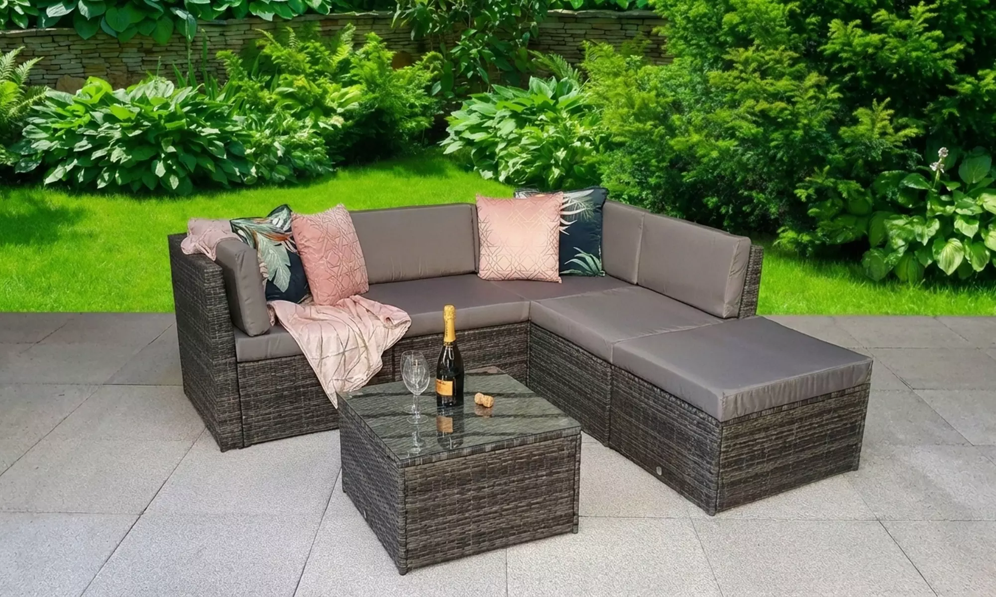 Seattle Modular Outdoor Corner Sofa Set