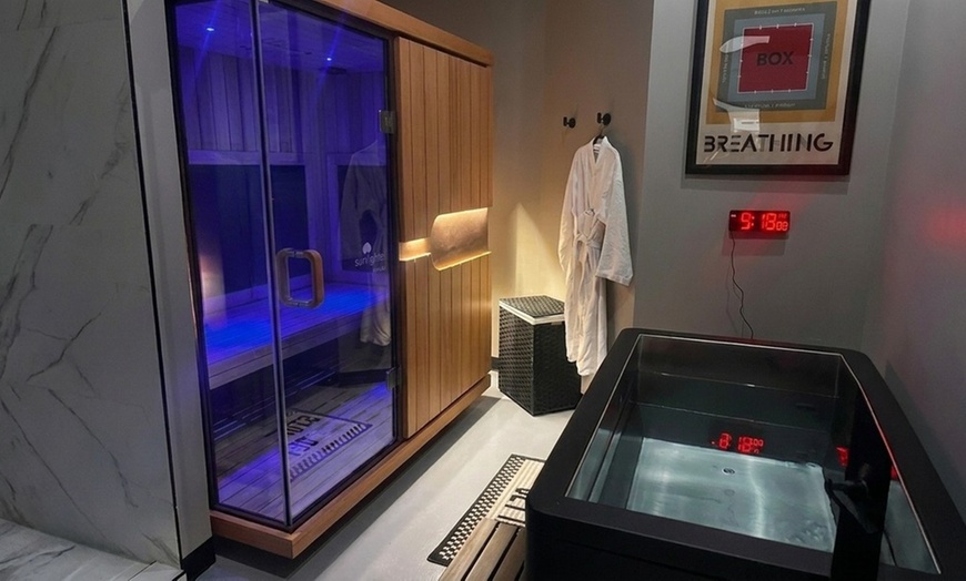 Image 3: Infrared Sauna, Fire & Ice, Salt Cave & Mom's Mimosas for Wellness