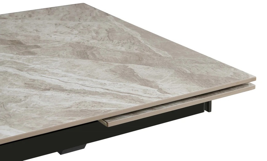 Image 7: DS Living Zaira Sintered Stone Dining Room Table