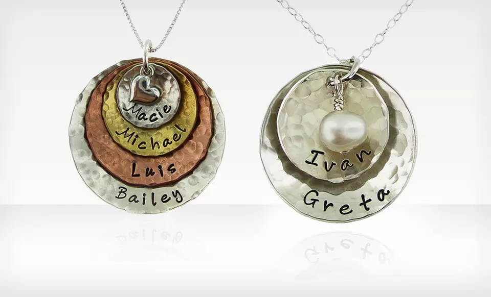 Personalized Jewelry from AJ's Collection (Up to 55% Off). Three Options Available. - Primary Image