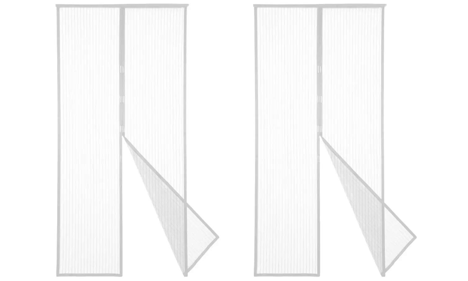 1 o 2 zanzariere con chiusura magnetica