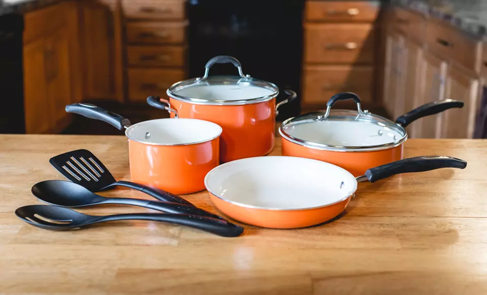 Cuisinart 10-Piece Ceramic Cookware Set - Second Medium