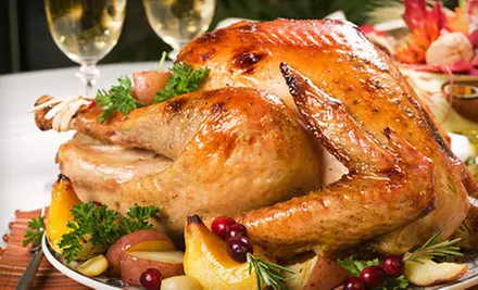 $95 for a Thanksgiving Dinner for Up to Eight from Pimento Jamaican Grille ($190 Value). Five Delivery Times Available. - Primary Image