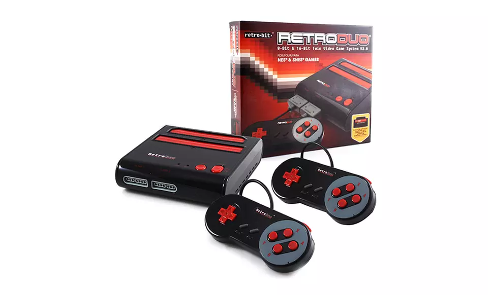 RetroDuo NES/SNES Game Console - Primary Image