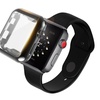 Image 3: Chrome Full Cover Drop Resistant Bumper Screen Protector Case For Apple Watch