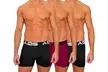 3 Pack AQS Men's Colorful Boxer Briefs  - Second Medium