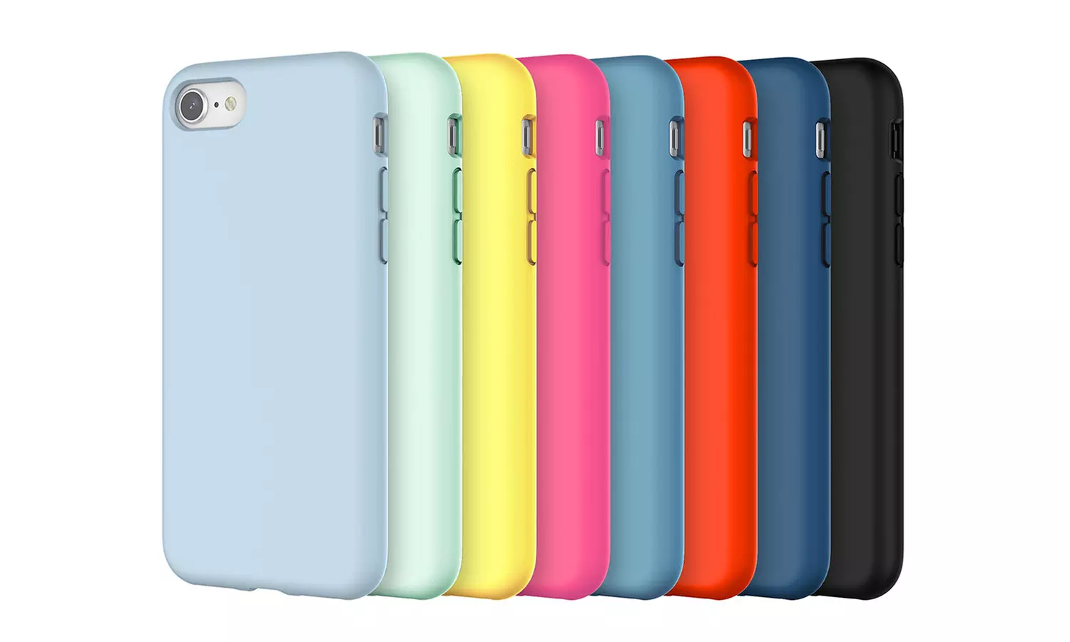 Silicone Case for iPhone 7/8, iPhone SE 3/2, Silky-Soft Touch Shockproof Case