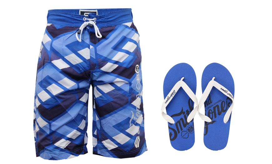 Image 10: Swim Shorts & Flip Flops Sets