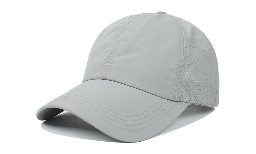 Image 7: Women's Criss-Cross Ponytail Baseball Cap