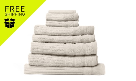 Royal Comfort  Egyptian Cotton 8 Piece Towel Pack Beige-231915 - Australian Business Mobile