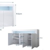 Image 3: Buffet blanc avec éclairage LED