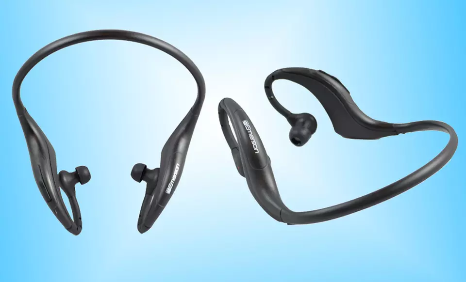 One Pair of Emerson Bluetooth Wireless Stereo Headphones (EM509). Free Returns. - Primary Image