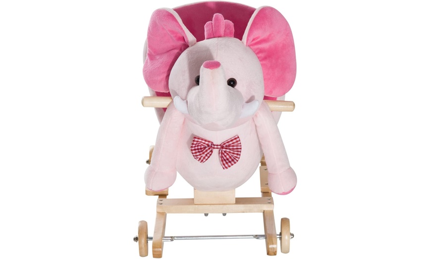 Image 10: Ride-On Rocking Elephant Toy