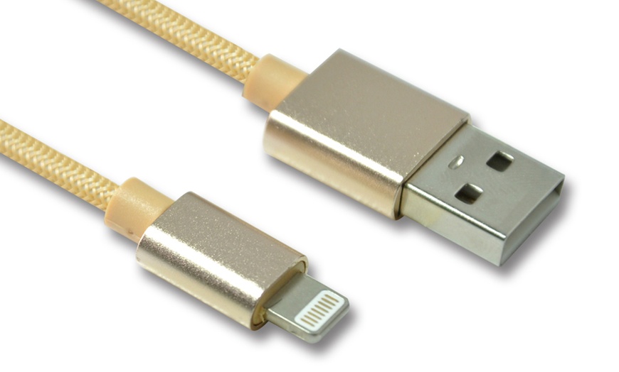 Image 4: Apachie Braided iPhone/iPad Cable