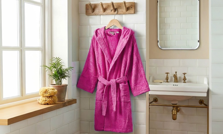 Image 11: Baumwoll-Bademantel für Kinder