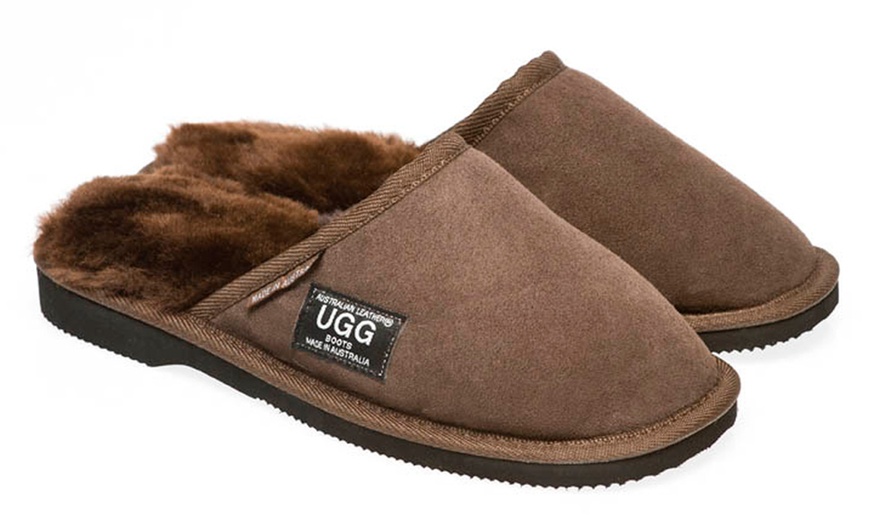 Image 3: Australian Leather UGG Scuffs