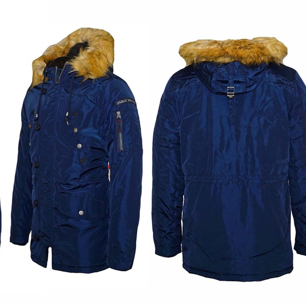 Pablo Malone Winterjacke für Herren mit Kapuze und Pelz in der Farbe und Größe nach Wahl Pablo Malone Winterjacke für Herren mit Kapuze und Pelz in der Farbe und Größe nach Wahl
