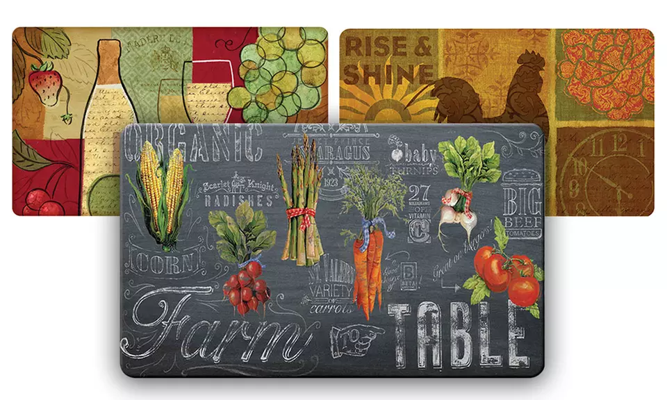 Colorful 18"x30" Anti-Fatigue Kitchen Mats - Primary Image